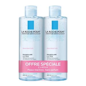 LA ROCHE POSAY La Roche-Posay Eau Micellaire Ultra Peaux Réactives 2x400ml