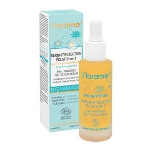 Florame Hydratation Serum Protection Éclat 3 en 1 30ml