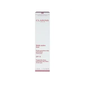 Lait de jour antioxydant multi actif Clarins Spf15 Tous types de peaux