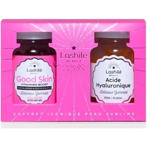 Lashile Coffret Iconique Peau Sublime Good Skin + Acide Hyaluronique 2x60 gummies