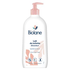 - Lait de toilette - Bébé - Nettoie Visage, Corps et Siège - 750ml