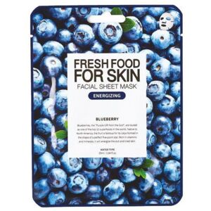 Farm Skin Masque en tissu à la myrtille énergisant Fresh food Farm Skin