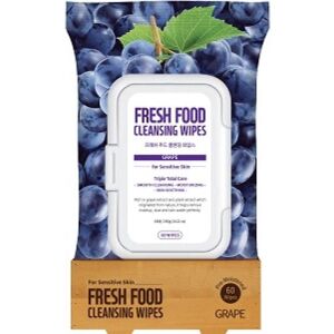 Farm Skin Lingettes nettoyantes au raisin Fresh Food Farm Skin