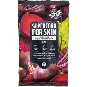 Farm Skin Lingettes nettoyantes revitalisantes à la betterave Superfood Farm Skin