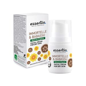 Essentiq Crème naturelle pour peaux sèches - immortelle & babasu, 50 ml