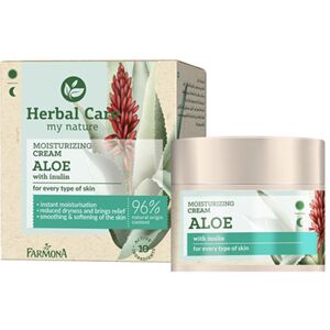 Herbal Care Crème hydratante visage à l'aloe vera, 50 ml