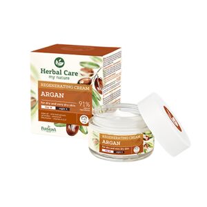 Herbal Care Crème visage régénératrice à l'argan, 50 ml
