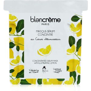 BLANCREME Masque Visage Tisse Eclat au Citron Masque