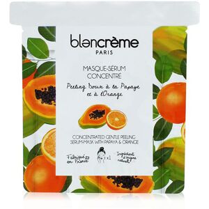 BLANCREME Masque Visage Tisse Eclat a la Papaye & Orange Masque