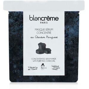 BLANCREME Masque Visage Tissé Purifant au Charbon Masque