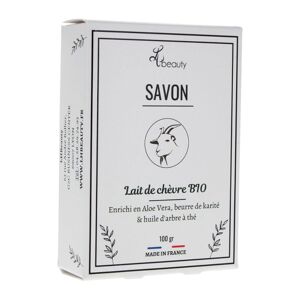 LHBEAUTY Savon Masque au Lait de Chevre Bio Demaquillant & Nettoyant