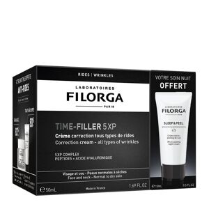 Filorga Duo Time-Filler 5XP Creme + Sleep&Peel; 4.5 Coffrets de Soin & Bien-etre