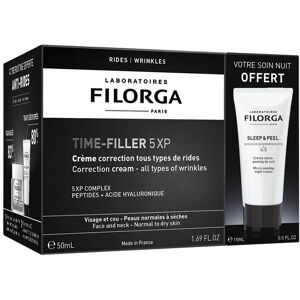 Filorga Duo Time-Filler 5XP Crème + Sleep&Peel; 4.5 Coffrets de Soin & Bien-être