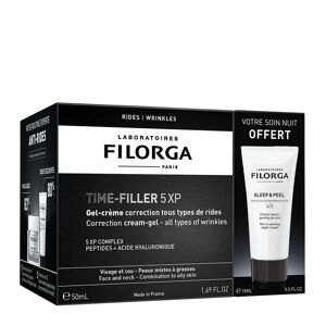 Filorga Duo Time-Filler 5XP Gel-crème + Sleep&Peel; 4.5 Coffrets de Soin & Bien-être