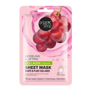 Organic Shop Masque Tissu Raisin & Collagene Vegetal