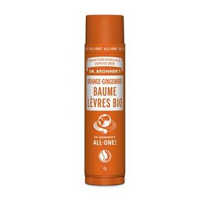 Dr. Bronner's Baume à Lèvres Bio Orange-Gingembre