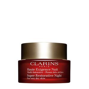 CLARINS Haute Exigence Nuit Multi-Intensive Peaux Très Sèches pot 50ml - Publicité