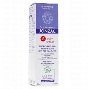 JONZAC Sublimactive Micro-Peeling peau neuve bio 30ml - Publicité