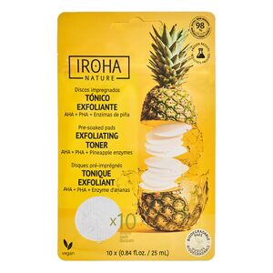 Disques Coton Tonique Exfoliant Ananas x10 Iroha Nature