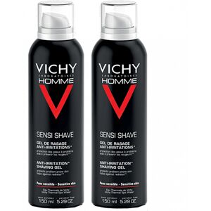 Gel de Rasage Anti-irritations Vichy Homme 2x150ml