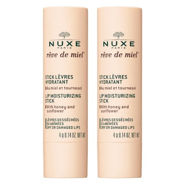 Nuxe Rêve de Miel Stick Lèvres Hydratant Lot de 2 x 4g