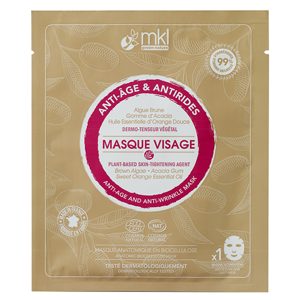 MKL Green Nature Masque Visage Anti-Age et Anti-Rides Bio