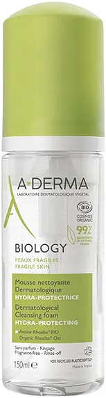 A-Derma Biology Mousse Nettoyante Dermatologique 150ml