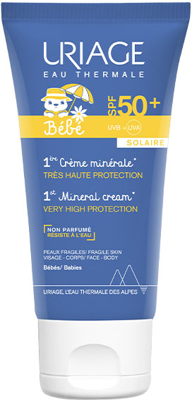 Uriage Bébé 1ère Crème Solaire Minérale SPF50+ 50ml