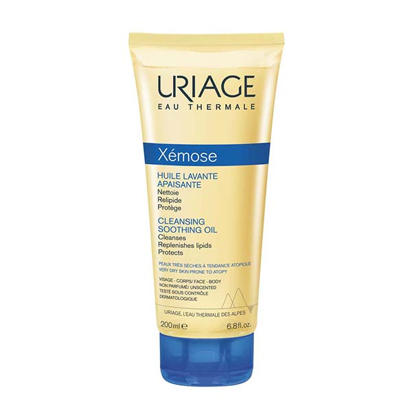 Uriage Xémose Huile Lavante Apaisante Corps Peaux Sèches Atopiques 200ml