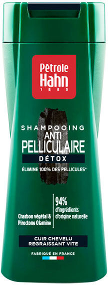 Petrole Hahn Shampooing Antipelliculaire Détox au Charbon Purifiant 250ml