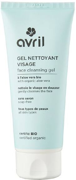 Avril Visage Gel Nettoyant Doux Bio 100ml