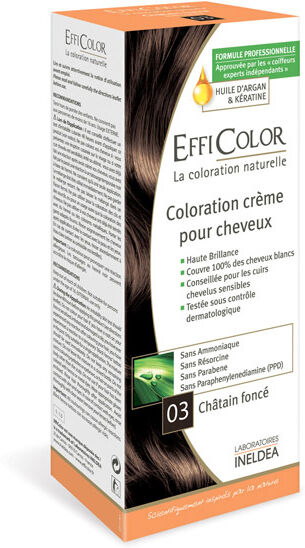 EffiColor Coloration Crème Châtain Foncé 03