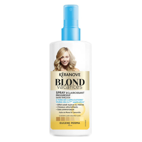 Kéranove Blond Vacances Spray Eclaircissant 125ml