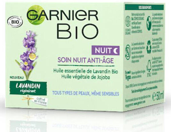 Garnier Bio Skinactive Soin Nuit Anti-Age Lavandin 50ml