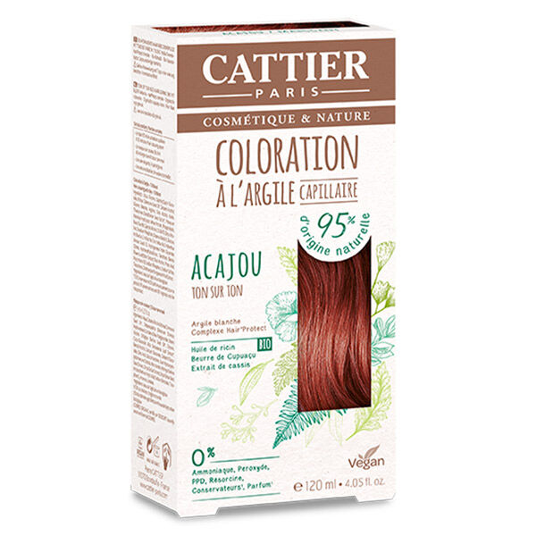 Cattier Coloration Capillaire Acajou 120ml