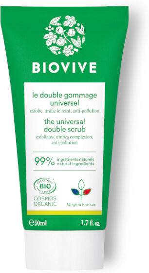 Biovive Visage Double Gommage Universel Bio 50ml