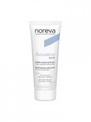 Noreva Aquareva Crème Hydratante 24H Texture Riche 40 ml - Tube 40 ml