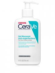 Cerave Acné Gel Moussant Anti-Imperfections 236 ml à l'Acide Salicylique et Aux 3 Céramides Essentiels Pour Peaux à Imperfections et à Tendance Que - Flacon-Pompe 236 ml