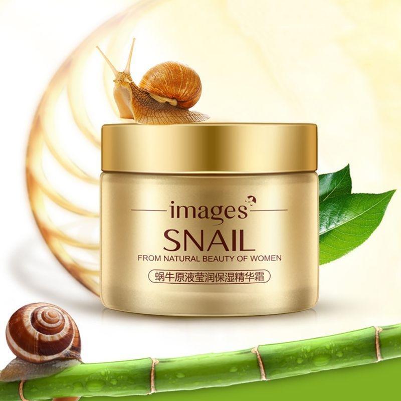 Images Nouvelle mode femmes escargot Essence lifting peau raffermissant hydratant extrait liquide crème pour le visage