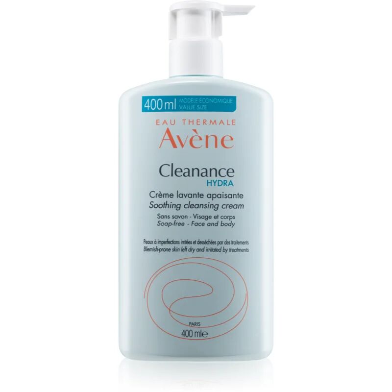 Avène Cleanance Hydra Soothing Cleansing Cream For Skin Left Dry And Irritated By Medicinal Acne Treatment 400 ml