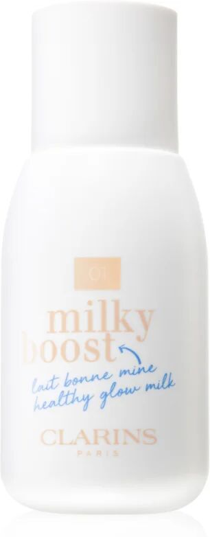 Clarins Milky Boost Tinted Lotion for Even Skintone Shade 01 Milky Cream 50 ml