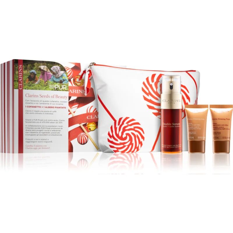 Clarins Double Serum & Extra Firming Collection set (with Anti-Wrinkle Effect) for Women