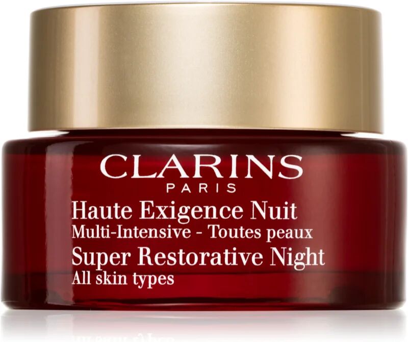 Clarins Super Restorative Night Night Cream against All Signs of Aging for All Skin Types 50 ml