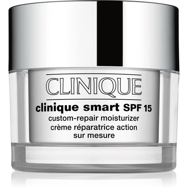 Clinique Smart™ SPF 15 Custom-Repair Moisturizer Anti-Wrinkle Moisturising Day Cream for Dry and Combination Skin SPF 15 50 ml