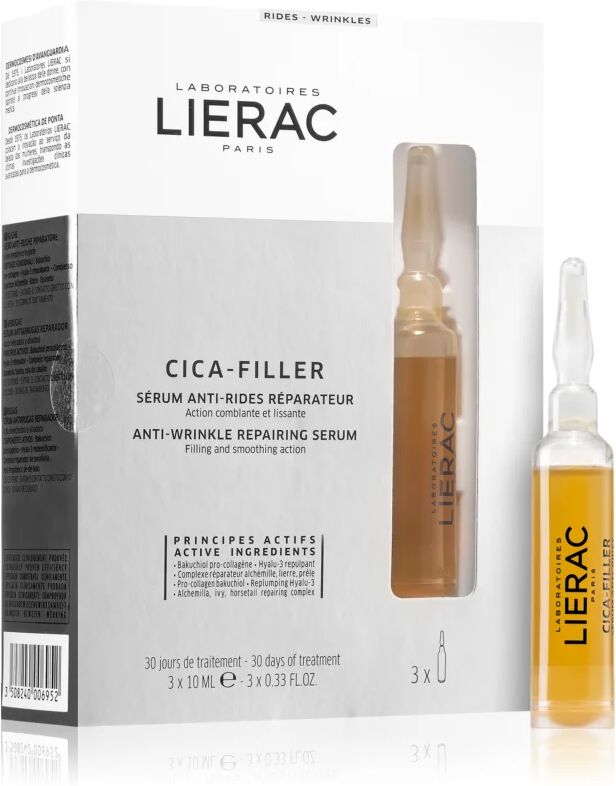 Lierac Cica-Filler Intensive Renewing Serum with Anti-Wrinkle Effect 3x10 ml