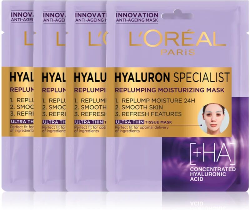 L’Oréal Paris Hyaluron Specialist Sheet Mask (Economy Pack)