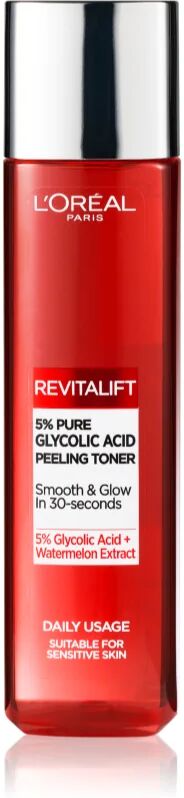 L’Oréal Paris Revitalift Glycolic peeling toner Exfoliating Toner 180 ml