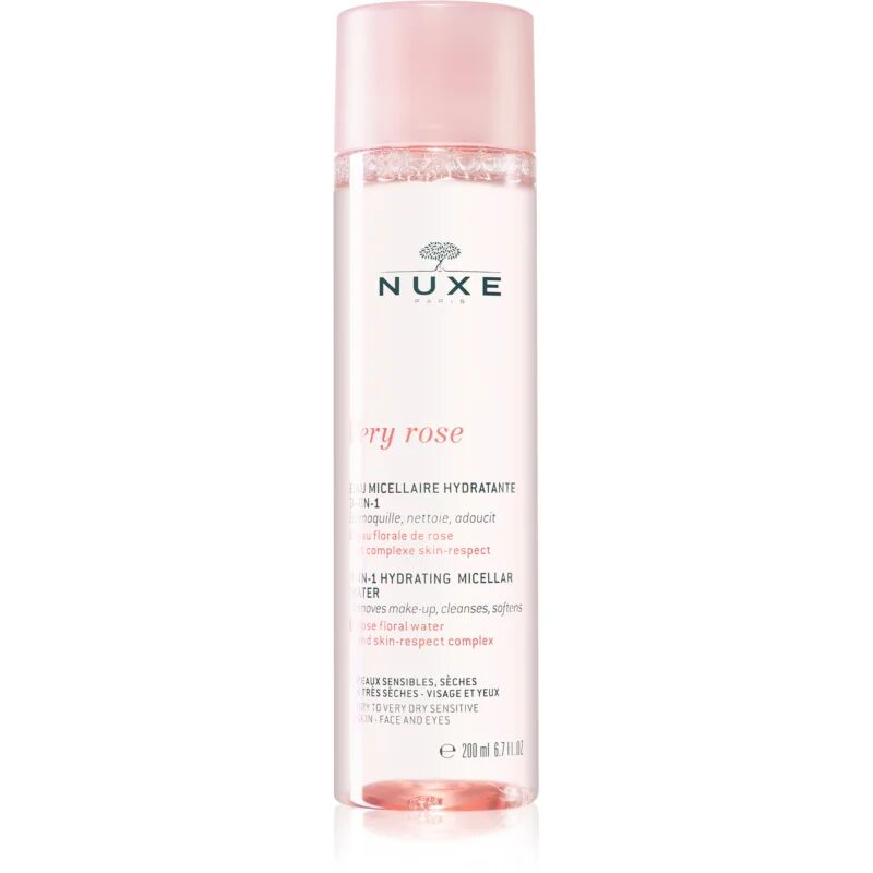 Nuxe Very Rose Moisturizing Micellar Water for Very Dry and Sensitive Skin 200 ml