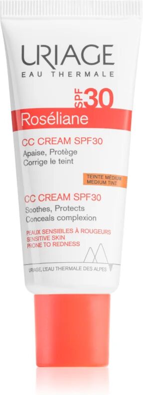 Uriage Roséliane CC Cream SPF 30 CC Cream for Sensitive, Redness-Prone Skin SPF 30 40 ml