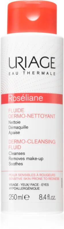 Uriage Roséliane Dermo-Cleansing Fluid Cleansing Fluid for Sensitive, Redness-Prone Skin 250 ml